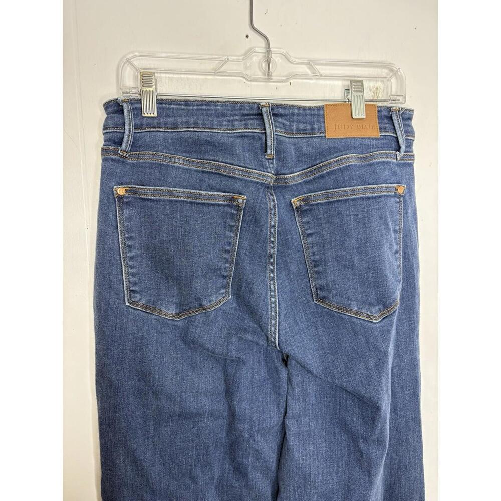 Judy Blue Jeans Womens 30 Wide Leg Stretch High Rise Modest Modern Office - Picture 5 of 8